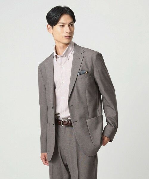 green label relaxing / グリーンレーベル リラクシング シャツ・ブラウス | エブリット コットンオックス ストライプ スナップ ボタンダウン シャツ -イージーアイロン- | 詳細2