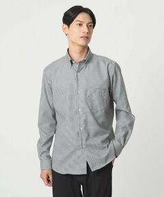 green label relaxing / グリーンレーベル リラクシング シャツ・ブラウス | エブリット コットンオックス ギンガムチェック スナップ ボタンダウン シャツ -イージーアイロン-