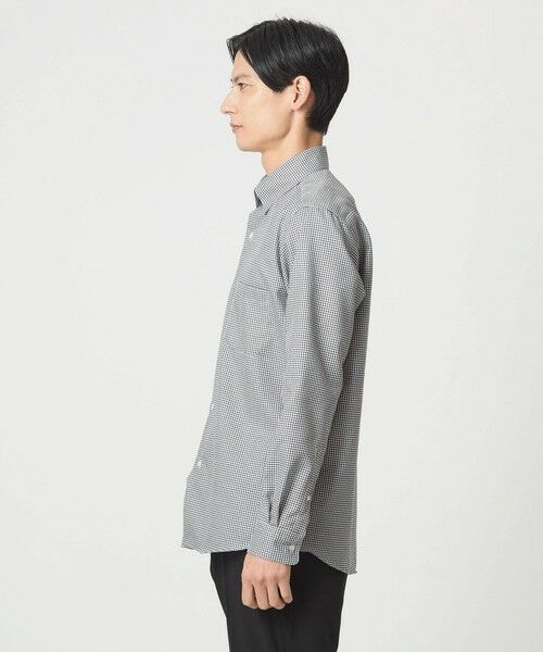 green label relaxing / グリーンレーベル リラクシング シャツ・ブラウス | エブリット コットンオックス ギンガムチェック スナップ ボタンダウン シャツ -イージーアイロン- | 詳細4
