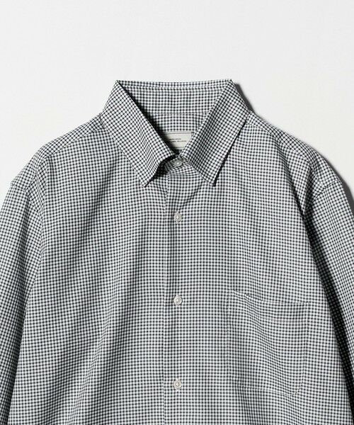 green label relaxing / グリーンレーベル リラクシング シャツ・ブラウス | エブリット コットンオックス ギンガムチェック スナップ ボタンダウン シャツ -イージーアイロン- | 詳細9