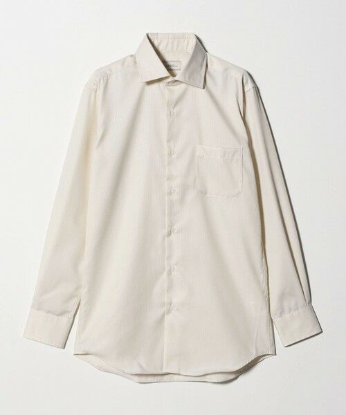 green label relaxing / グリーンレーベル リラクシング シャツ・ブラウス | コットン ナローストライプ ワイドカラー ドレスシャツ -イージーアイロン- | 詳細3