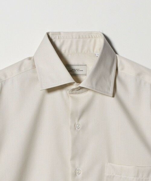 green label relaxing / グリーンレーベル リラクシング シャツ・ブラウス | コットン ナローストライプ ワイドカラー ドレスシャツ -イージーアイロン- | 詳細5