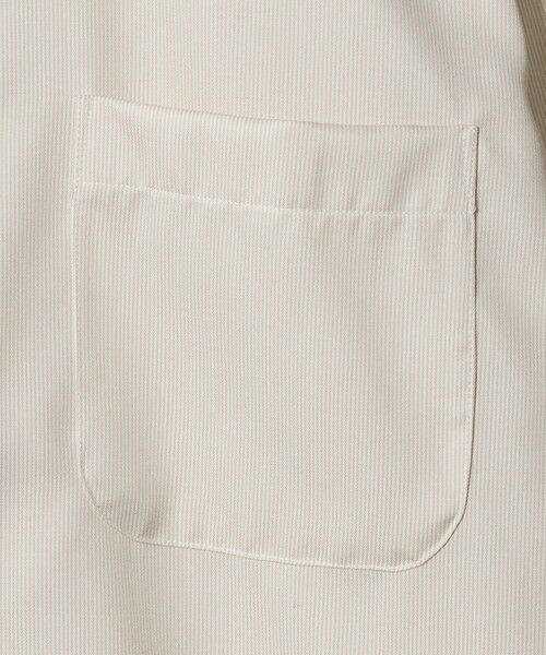 green label relaxing / グリーンレーベル リラクシング シャツ・ブラウス | コットン ナローストライプ ワイドカラー ドレスシャツ -イージーアイロン- | 詳細8