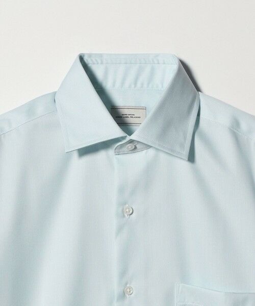 green label relaxing / グリーンレーベル リラクシング シャツ・ブラウス | コットン ナローストライプ ワイドカラー ドレスシャツ -イージーアイロン- | 詳細22