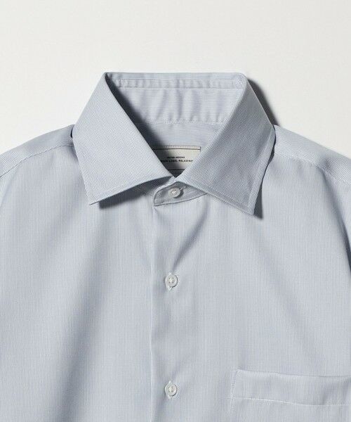 green label relaxing / グリーンレーベル リラクシング シャツ・ブラウス | コットン ナローストライプ ワイドカラー ドレスシャツ -イージーアイロン- | 詳細28