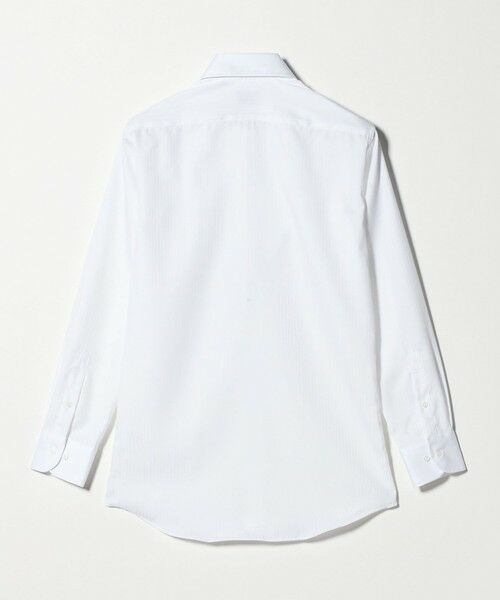 green label relaxing / グリーンレーベル リラクシング シャツ・ブラウス | コットン シャドーストライプ クレリック ワイドカラー ドレスシャツ -イージーアイロン- | 詳細5