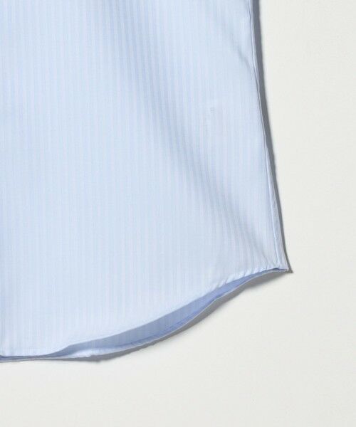 green label relaxing / グリーンレーベル リラクシング シャツ・ブラウス | コットン シャドーストライプ クレリック ワイドカラー ドレスシャツ -イージーアイロン- | 詳細19