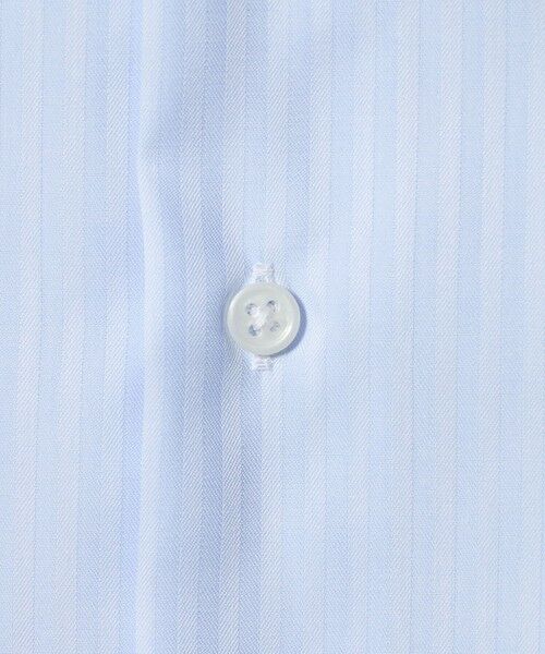 green label relaxing / グリーンレーベル リラクシング シャツ・ブラウス | コットン シャドーストライプ クレリック ワイドカラー ドレスシャツ -イージーアイロン- | 詳細21