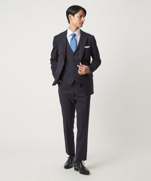 green label relaxing / グリーンレーベル リラクシング シャツ・ブラウス | コットン シャドーストライプ クレリック ワイドカラー ドレスシャツ -イージーアイロン- | 詳細9