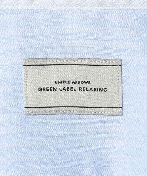 green label relaxing / グリーンレーベル リラクシング シャツ・ブラウス | コットン シャドーストライプ クレリック ワイドカラー ドレスシャツ -イージーアイロン- | 詳細22
