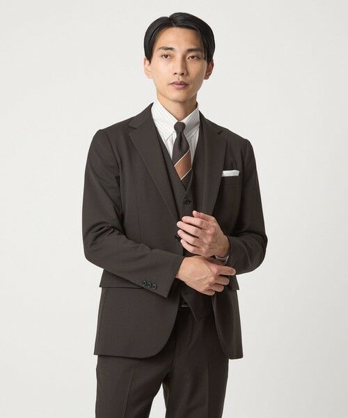 green label relaxing / グリーンレーベル リラクシング シャツ・ブラウス | コットン ピンストライプ タブカラー ドレスシャツ -イージーアイロン- | 詳細1