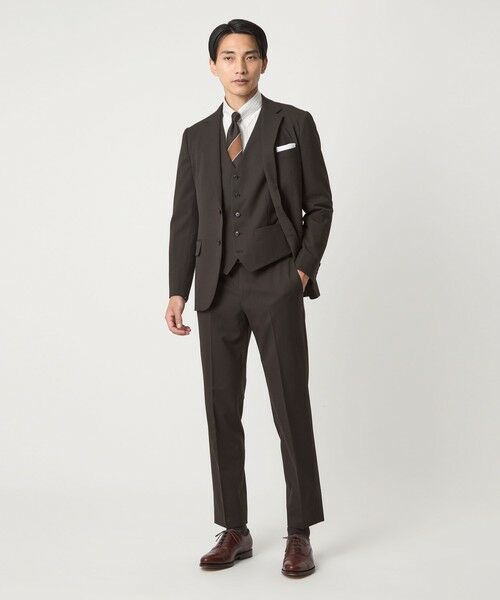 green label relaxing / グリーンレーベル リラクシング シャツ・ブラウス | コットン ピンストライプ タブカラー ドレスシャツ -イージーアイロン- | 詳細2