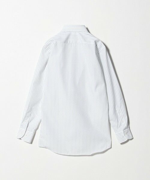 green label relaxing / グリーンレーベル リラクシング シャツ・ブラウス | コットン ピンストライプ タブカラー ドレスシャツ -イージーアイロン- | 詳細16