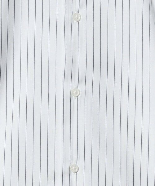 green label relaxing / グリーンレーベル リラクシング シャツ・ブラウス | コットン ピンストライプ タブカラー ドレスシャツ -イージーアイロン- | 詳細21