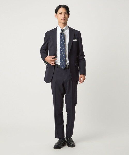 green label relaxing / グリーンレーベル リラクシング シャツ・ブラウス | コットン ピンストライプ タブカラー ドレスシャツ -イージーアイロン- | 詳細10