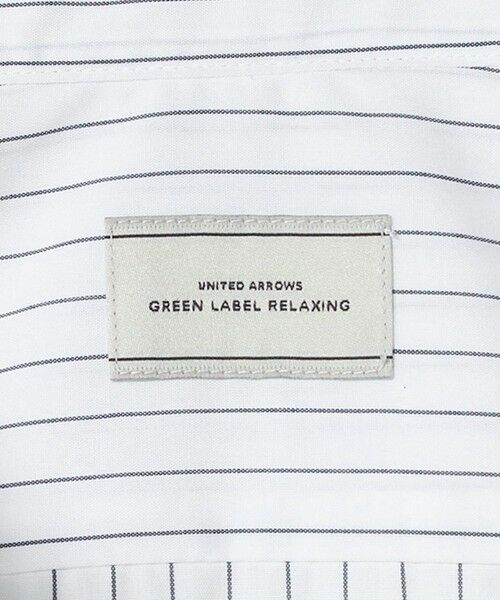 green label relaxing / グリーンレーベル リラクシング シャツ・ブラウス | コットン ピンストライプ タブカラー ドレスシャツ -イージーアイロン- | 詳細22
