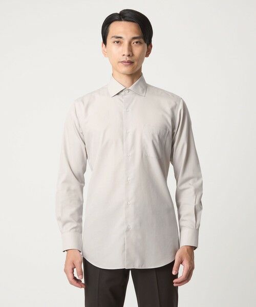 green label relaxing / グリーンレーベル リラクシング シャツ・ブラウス | コットン ブロード ショートワイドカラー ドレスシャツ -形態安定- | 詳細12