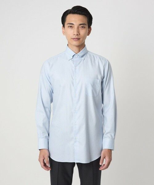 green label relaxing / グリーンレーベル リラクシング シャツ・ブラウス | コットン ロイヤルオックス ボタンダウン ドレスシャツ -形態安定- | 詳細11