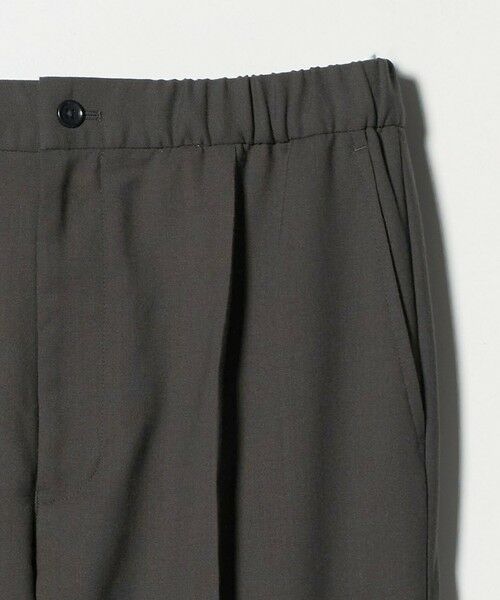 green label relaxing / グリーンレーベル リラクシング スラックス・ドレスパンツ | TWタンブラー ワイド 1プリーツ イージーパンツ -ウォッシャブル・ストレッチ- | 詳細15