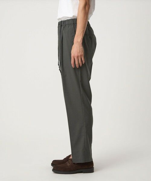 green label relaxing / グリーンレーベル リラクシング スラックス・ドレスパンツ | TWタンブラー ワイド 1プリーツ イージーパンツ -ウォッシャブル・ストレッチ- | 詳細10