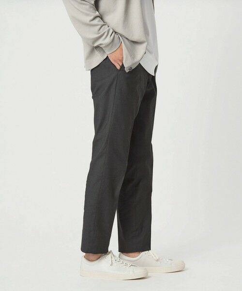green label relaxing / グリーンレーベル リラクシング スラックス・ドレスパンツ | エブリット TCPUオックス スリム NP イージー スラックス -ストレッチ-(DK.GRAY)