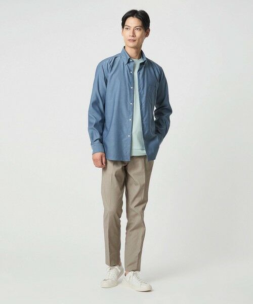 green label relaxing / グリーンレーベル リラクシング スラックス・ドレスパンツ | エブリット TCPUオックス スリム NP イージー スラックス -ストレッチ- | 詳細25