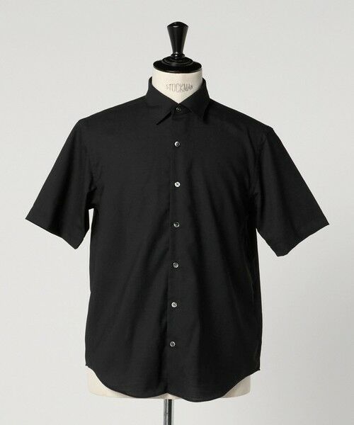 green label relaxing / グリーンレーベル リラクシング シャツ・ブラウス | TWタンブラー リラックス レギュラーカラー 半袖シャツ -ウォッシャブル・ストレッチ- | 詳細2