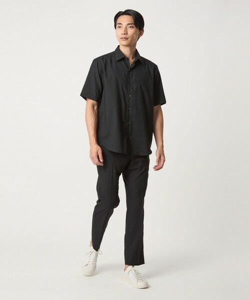 green label relaxing / グリーンレーベル リラクシング シャツ・ブラウス | TWタンブラー リラックス レギュラーカラー 半袖シャツ -ウォッシャブル・ストレッチ- | 詳細1