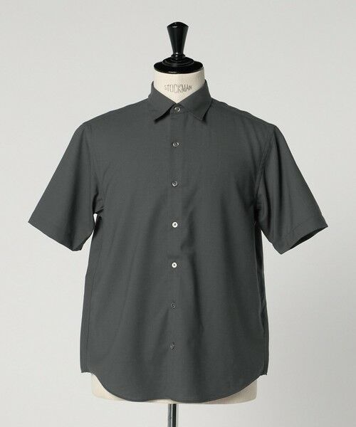 green label relaxing / グリーンレーベル リラクシング シャツ・ブラウス | TWタンブラー リラックス レギュラーカラー 半袖シャツ -ウォッシャブル・ストレッチ- | 詳細10