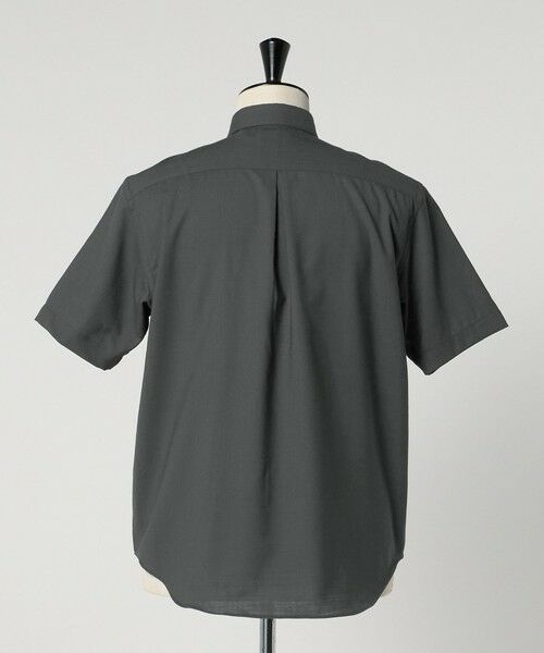 green label relaxing / グリーンレーベル リラクシング シャツ・ブラウス | TWタンブラー リラックス レギュラーカラー 半袖シャツ -ウォッシャブル・ストレッチ- | 詳細11