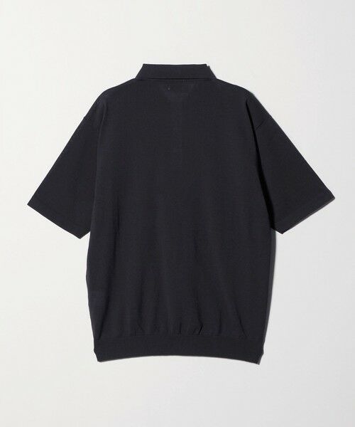 mmmkyh★モンチュラ サンライズ ポロシャツ 黒、白2枚セットM 新品 セール】リラックスルーズベーシックミラノ編みニットポロシャツ