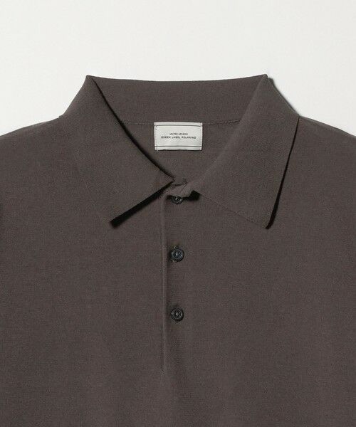 セール】 A+ リネンミックス ニット ポロシャツ （ポロシャツ
