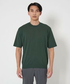 green label relaxing / グリーンレーベル リラクシング ニット・セーター | A+ リネンミックス クルーネック ニット