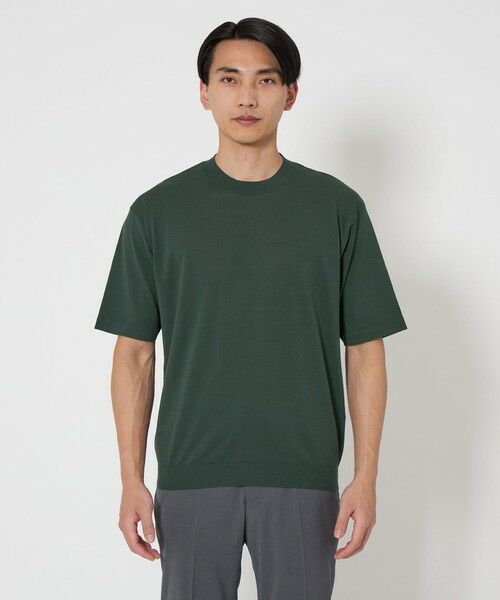 green label relaxing / グリーンレーベル リラクシング ニット・セーター | A+ リネンミックス クルーネック ニット | 詳細24