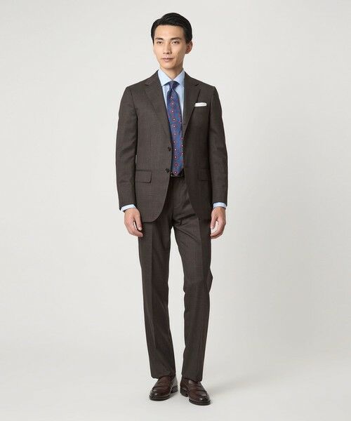 green label relaxing / グリーンレーベル リラクシング セットアップ | REDA グレンチェック 3B HXD スーツジャケット | 詳細10