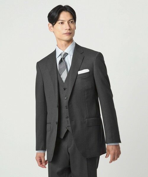 green label relaxing/グリーンレーベル リラクシング REDA サージ 2B RV スーツジャケット DK. GRAY S(44) green label relaxing/グリーンレーベル リラクシング REDA サージ 2B RV スーツジャケット DK. GRAY S(44)