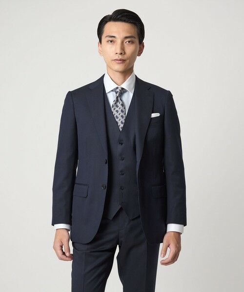 green label relaxing/グリーンレーベル リラクシング REDA サージ 2B RV スーツジャケット NAVY XS(42) green label relaxing/グリーンレーベル リラクシング REDA サージ 2B RV スーツジャケット NAVY XS(42)