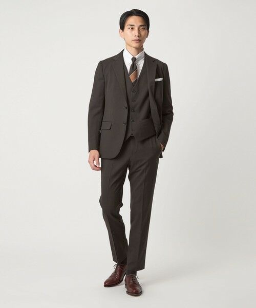 green label relaxing / グリーンレーベル リラクシング セットアップ | A+ TWPU サージ 2B スリム セットアップジャケット -ウォッシャブル・ストレッチ- | 詳細9