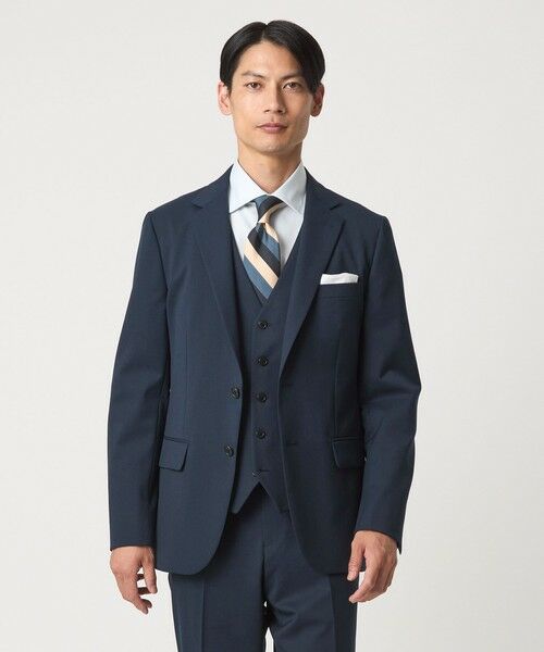 green label relaxing / グリーンレーベル リラクシング セットアップ | A+ TWPU サージ 2B スリム セットアップジャケット -ウォッシャブル・ストレッチ- | 詳細16