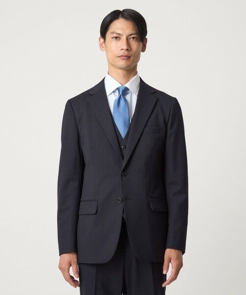 green label relaxing / グリーンレーベル リラクシング セットアップ | A+ TWPU サージ 2B スリム セットアップジャケット -ウォッシャブル・ストレッチ- | 詳細22