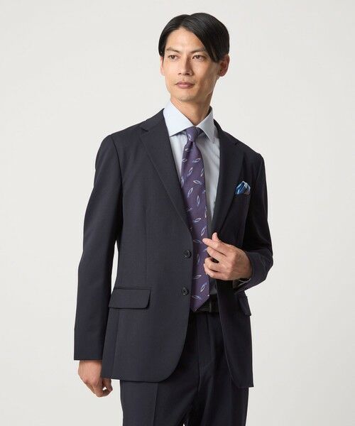 green label relaxing / グリーンレーベル リラクシング セットアップ | A+ TWPU サージ 2B スリム セットアップジャケット -ウォッシャブル・ストレッチ- | 詳細18