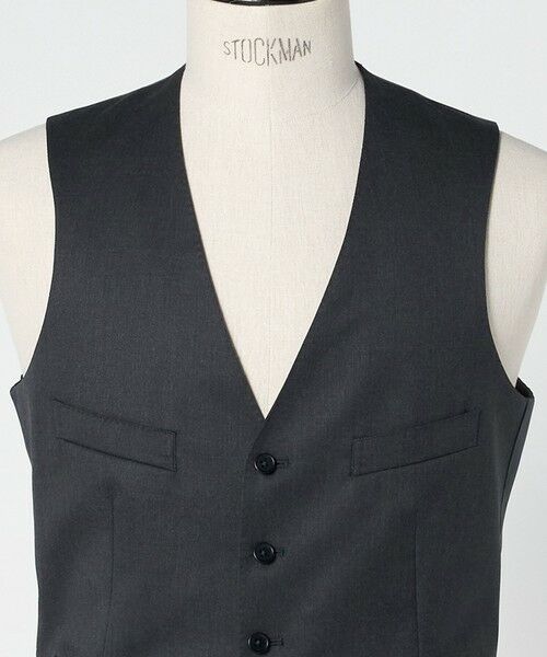 green label relaxing / グリーンレーベル リラクシング ベスト | REDA サージ スリム 5B スーツベスト | 詳細15