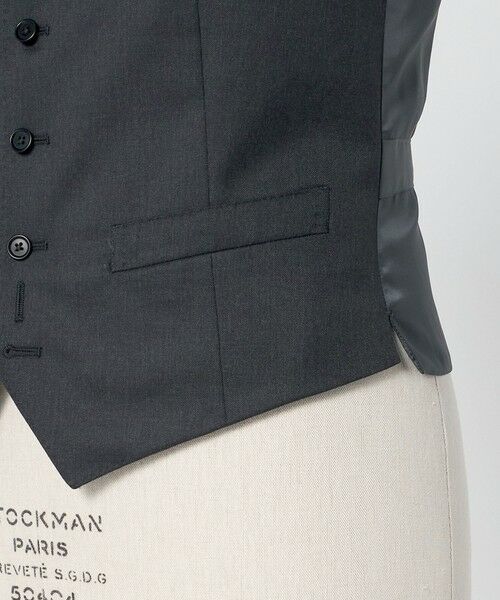 green label relaxing / グリーンレーベル リラクシング ベスト | REDA サージ スリム 5B スーツベスト | 詳細17
