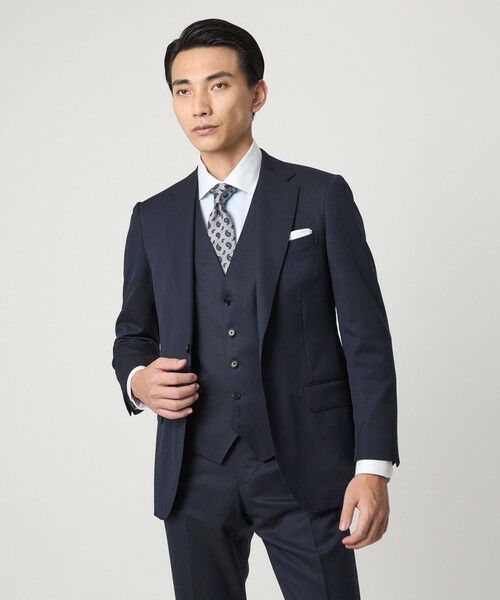 green label relaxing / グリーンレーベル リラクシング ベスト | REDA サージ スリム 5B スーツベスト | 詳細29