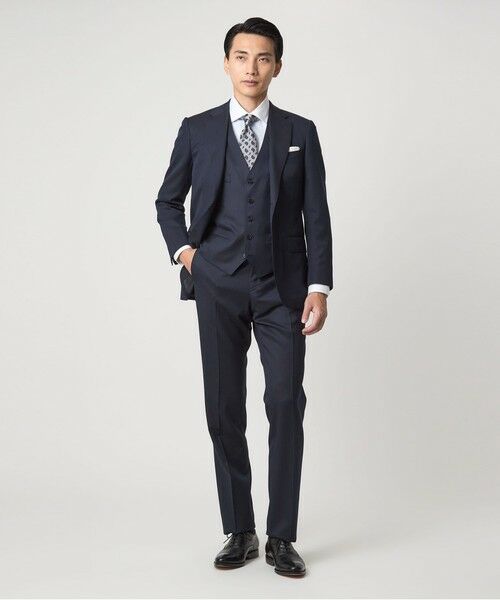 green label relaxing / グリーンレーベル リラクシング ベスト | REDA サージ スリム 5B スーツベスト | 詳細30