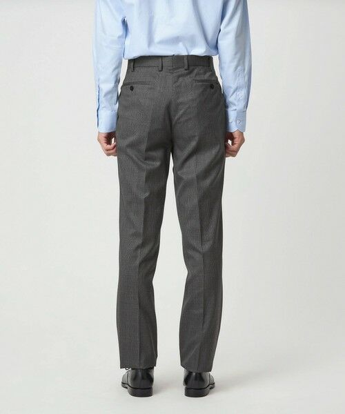 green label relaxing / グリーンレーベル リラクシング セットアップ | REDA グレンチェック HX 1プリーツ スーツパンツ | 詳細4