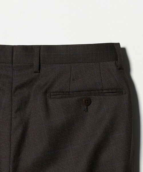 green label relaxing / グリーンレーベル リラクシング セットアップ | REDA グレンチェック HX 1プリーツ スーツパンツ | 詳細16