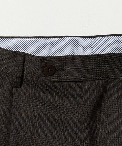 green label relaxing / グリーンレーベル リラクシング セットアップ | REDA グレンチェック HX 1プリーツ スーツパンツ | 詳細19