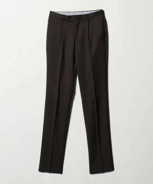 green label relaxing / グリーンレーベル リラクシング セットアップ | REDA グレンチェック HX 1プリーツ スーツパンツ | 詳細12