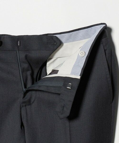 green label relaxing / グリーンレーベル リラクシング スラックス・ドレスパンツ | REDA サージ スリム ノープリーツ スーツパンツ | 詳細17